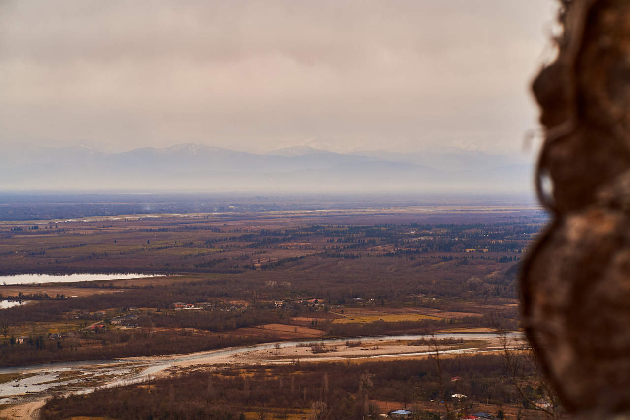 view from the fortress to the valley